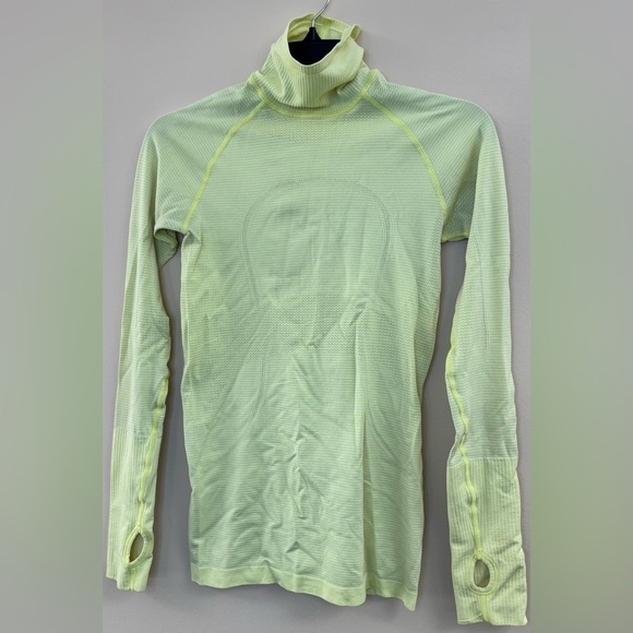 Yellow Lululemon Swiftly Turtleneck, no label- maybe size 4 or 6 - Picture 1 of 3